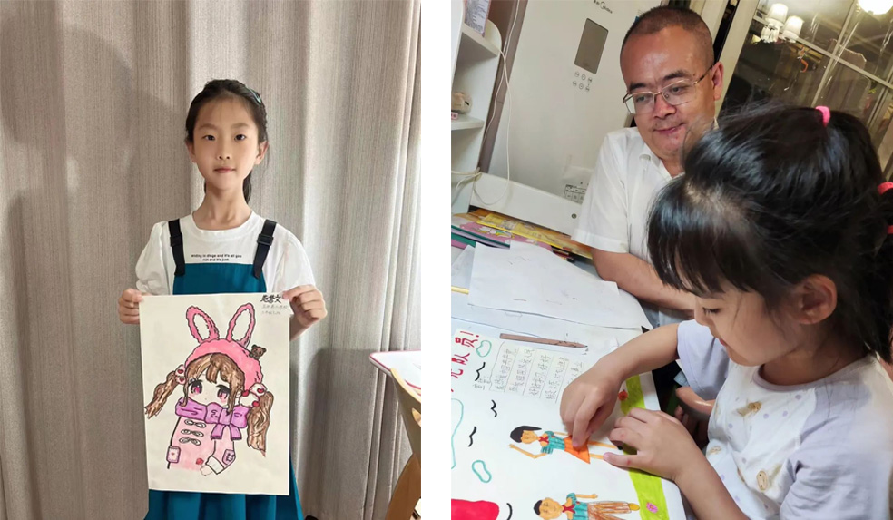 童心向黨 || “西投寶寶”們的親子繪畫作品展來(lái)啦！看看你pick哪個(gè)！